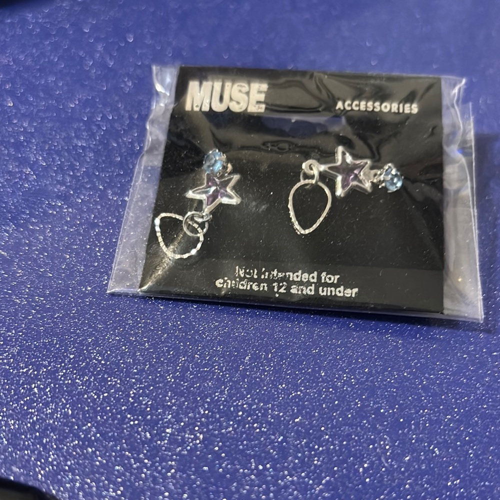 Muse Star and Heart Earrings